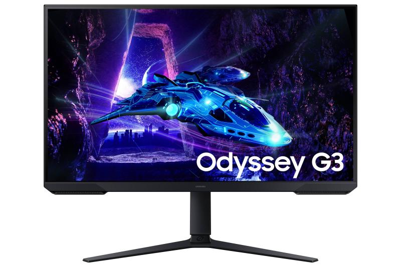 Imagen 1 del producto “Monitor Samsung Gamer 32 pulgadas Odyssey G3 - FHD, VA, Panel Flat, 180Hz, 1ms, LS32DG300ELXZX ”