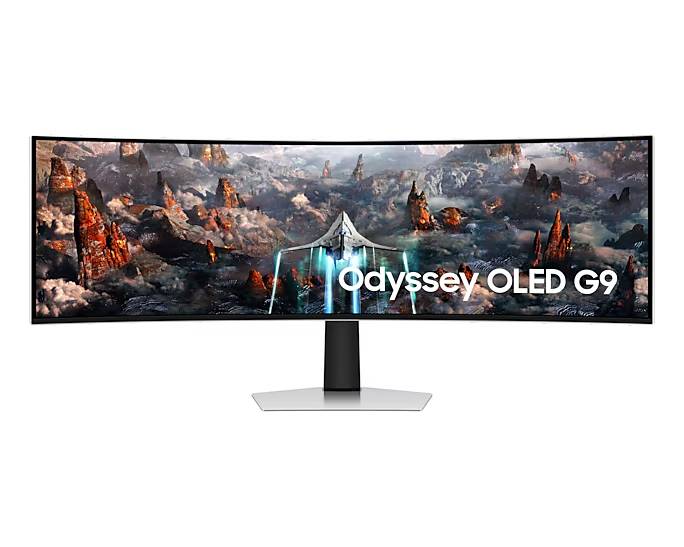 Imagen 1 del producto “MONITOR 49 PULGADAS - ODYSSEY G9, G93, OLED, DQHD, GAMER, 240Hz, 0.03ms, LS49CG930SLXZX ”
