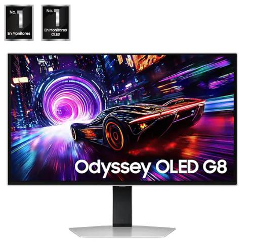 Imagen 1 del producto “Monitor para juegos Odyssey OLED G8 G81SF 4K 240Hz de 32 Pulgadas - Safeguard+, LS32FG810SLXZX ”