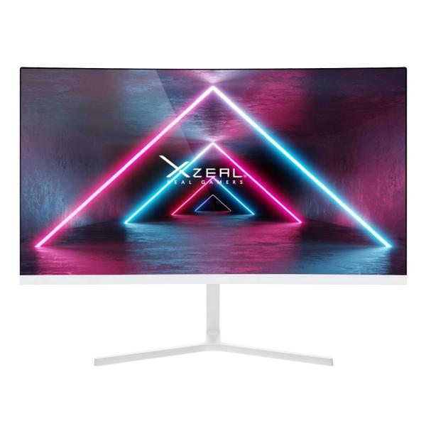 Imagen 1 del producto “Monitor Xzeal 23.8 pulgadas Xzeal XSPMG07W  XST-570-1 Panel Curvo VA FHD 100Hz 5ms 1xVGA + 1xHDMI + Vesa 100x100mm Blanco - ”