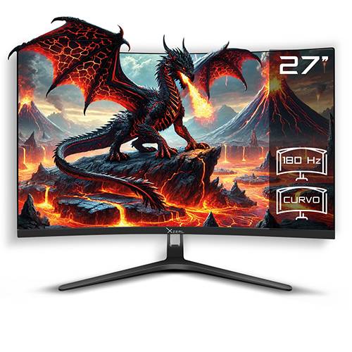 Imagen 1 del producto “Monitor Xzeal 27 pulgadas Xzeal XZ4010-2 Panel Curvo VA FHD 180Hz 1ms 1xDP + 1xHDMI + Vesa 100x100mm Negro - ”