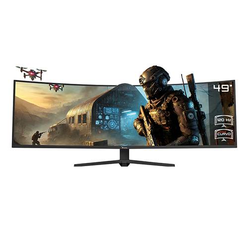 Imagen 1 del producto “Monitor Xzeal 49 Xzeal XZ4090 Panel Curvo VA 5K 120Hz 4ms 2xDP + 2xHDMI Negro - ”