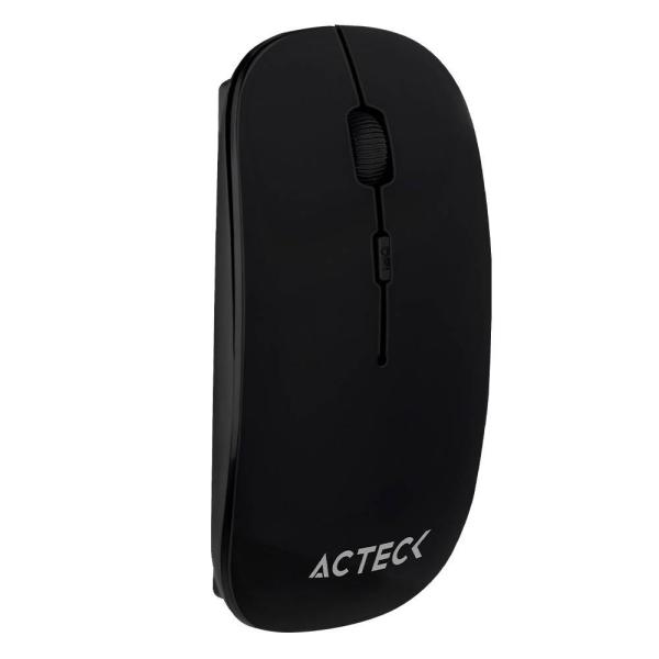Imagen 1 del producto “Mouse ACTECK Inalámbrico 2.4 GHZ 1600 DPI 3 LVLS WINDOWS-LINUX-MAC OS SLIM Negro OPTIMIZE MI240 - ”