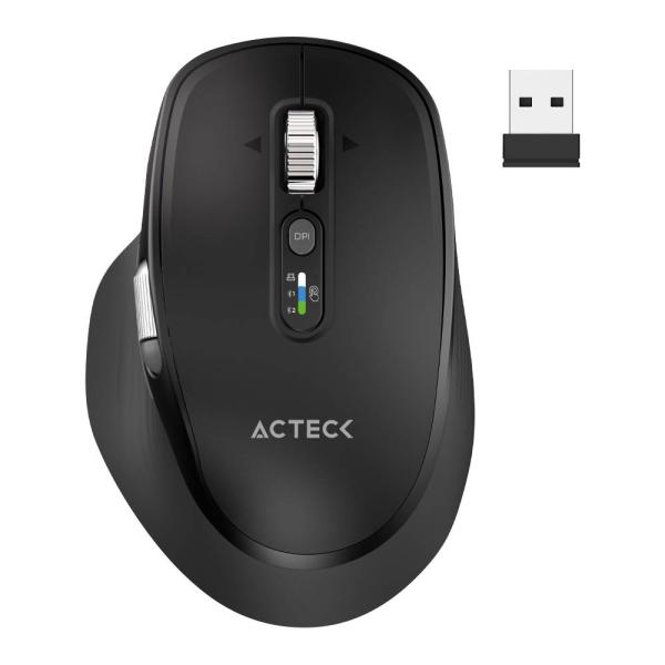 Imagen 1 del producto “Mouse Inalámbrico Multidispositivo  VIRTUOS PRO ULTRA MI777 ACTECK Batería recargable 500 mAh - ”
