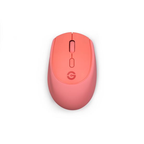 Imagen 1 del producto “GETTTECH MOUSE INALAMBRICO COLORFUL - ROJO, ERGONOMICO, GEL DE SILICONA, 2 BOTONES 1 SCROLL, RESOLUCION HASTA 1600PPP, MOD. GAC-24405R ”