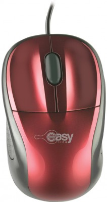 Imagen 1 del producto “Mouse Easy Line EASY LINE - Rojo, 3 botones, Óptico, 1000 DPI ”