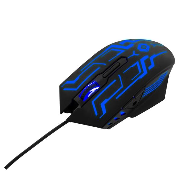 Imagen 1 del producto “Mouse Alámbrico VORTRED LEGACY - USB, Juego, 800/1600/2400/3600 DPI, Negro ”