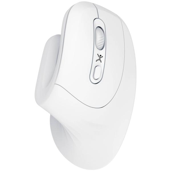 Imagen 1 del producto “Mouse Inalámbrico Diseño Vertical Click Silencioso Snouse Color Blanco | PERFECT CHOICE - ”