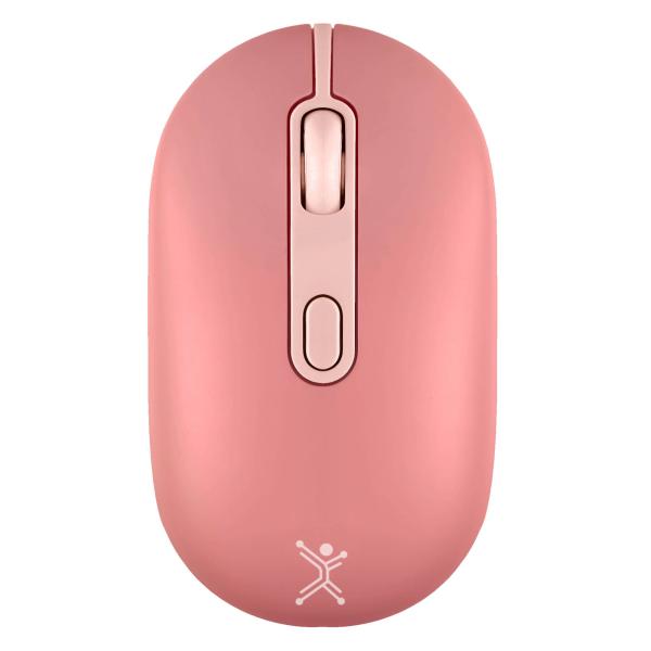 Imagen 1 del producto “Mouse Recargable 2.4GHz + Bluetooth Clic Silencioso COLORI Color Rosa | PERFECT CHOICE - ”