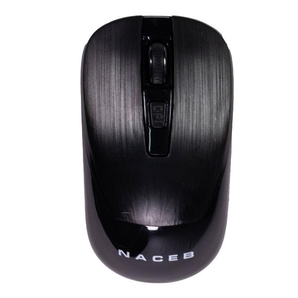 Imagen 1 del producto “Naceb  Mouse Inal 2.4G Negro  NA-0137N - ”