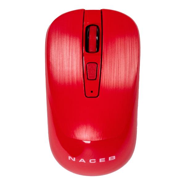 Imagen 1 del producto “Naceb Mouse Inal 2.4G Rojo NA-0137R - ”