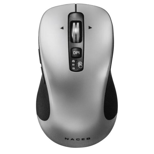Imagen 1 del producto “NACEB MOUSE INFINITY ESSENCIAL ES1 INALAMBRICO GRIS NA-0132G - ”
