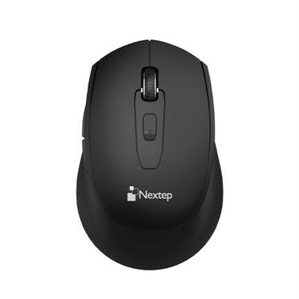 Imagen 1 del producto “Mouse Nextep Inalámbrico NE-410X USB 1600 dpi Batería Incluida  AA Color Negro alcance 10 mts - ”