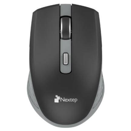 Imagen 1 del producto “Mouse Nextep NE-413NG Inalámbrico Recargable  Switch Encendido  1600 dpi  Color Negro Gris  Batería de  400 mAh  Distancia Max. De operación 10 mts S - ”