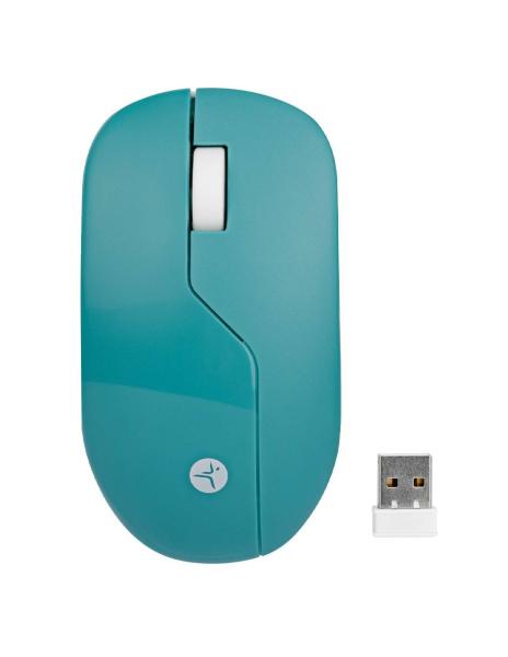 Imagen 1 del producto “Mouse Inalámbrico ARMOR  Recargable TECHZONE color Verde - 1200 DPI, 3 Botones. ”