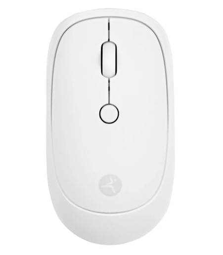 Imagen 1 del producto “Mouse Inálambrico TechZone terminado rubber silencioso color blanco - ”