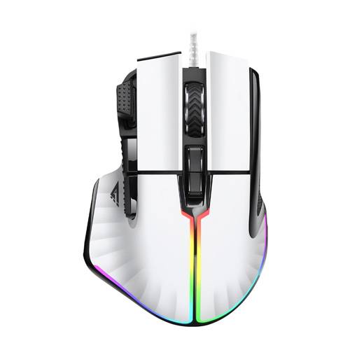 Imagen 1 del producto “Mouse. Vorago. MOG602-WH GAME FACTOR. Alámbrico. 19 - 000 dpi. ”