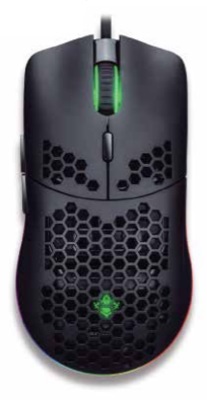 Imagen 1 del producto “YEYIAN MOUSE GAMER RGB LINKS SERIE 3000 - NEGRO, SENSOR OPTICO LASER PIXART, RESOLUCION INTERCAMBIABLE, SWITCH HUANO, BOTONES CUSTOM-  YMG-24310 ”