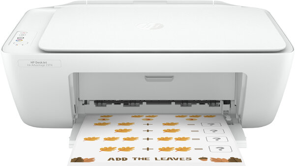 Imagen 1 del producto “Impresora multifuncional HP Deskjet Ink Advantage 2374 7WQ03A - 4800 x 1200 DPI - 7.5 ppm, 60 hojas, 1000 páginas por mes ”
