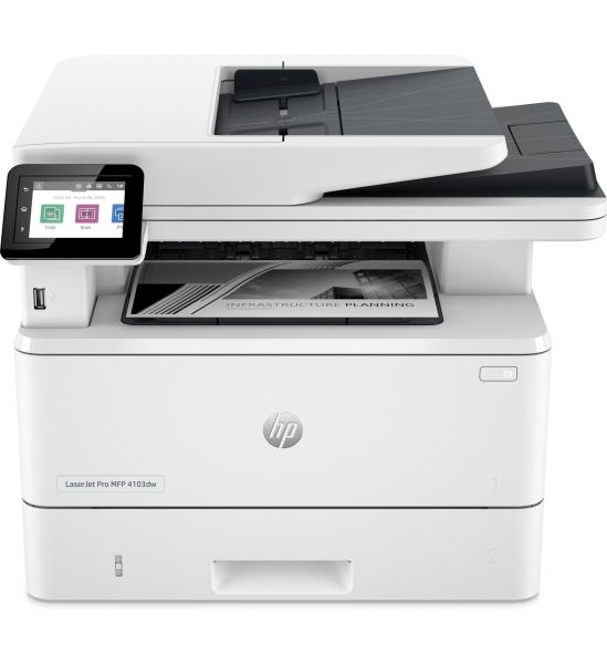 Imagen 1 del producto “Impresora Multifunción HP LaserJet Pro 4103FDW 2Z629A - 1200 x 1200 DPI - 40 ppm, 80000 páginas por mes ”