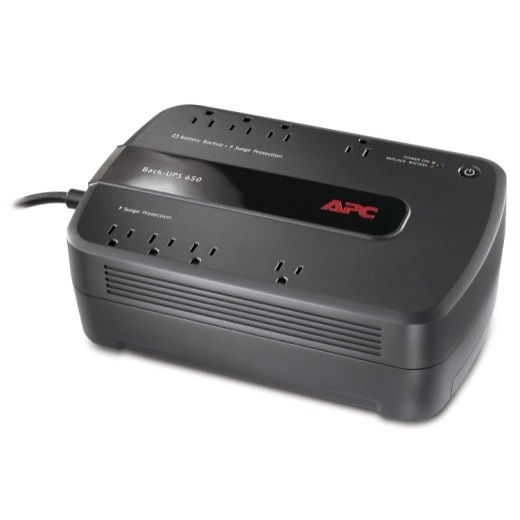 Imagen 1 del producto “No-Break APC - 650 VA, 390 W, 24 h, Negro, Hogar y Oficina ”