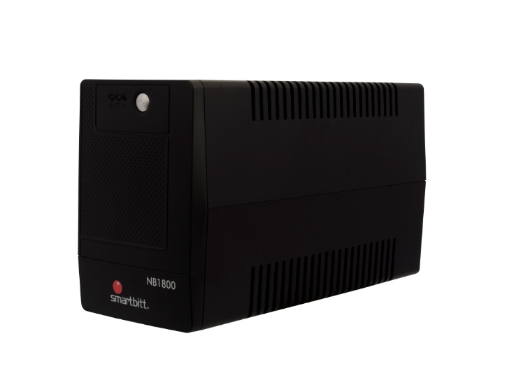 Imagen 1 del producto “No Break SMARTBITT SBNB1800 - 1800 VA, 900 W, Negro, Hogar y Oficina ”