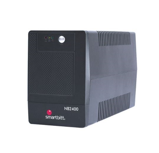 Imagen 1 del producto “No Break SMARTBITT SBNB2400 - 2400 VA, 1200 W, Negro, Hogar y Oficina ”