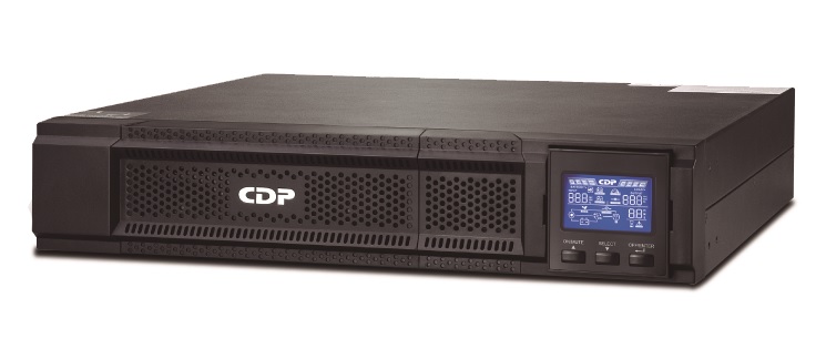 Imagen 1 del producto “UPS CDP UPO11-1RTAX 1000VA/1000W FP 1.0 Online UPS 2U RT - LCD UL, FCC, CE 120 Vac ”