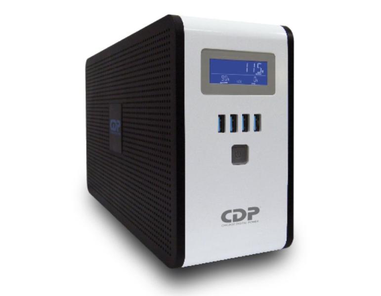 Imagen 1 del producto “No-Break CDP RU-SMART751 750VA/375W UPS Interactiva AVR 10 Salidas - 560 Joules, Proteccion RJ45, LCD, software 120 Vac ”