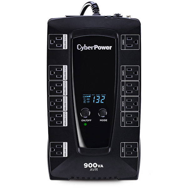 Imagen 1 del producto “No-Break CyberPower AVRG900LCD - 900 VA, 480 W, Negro ”