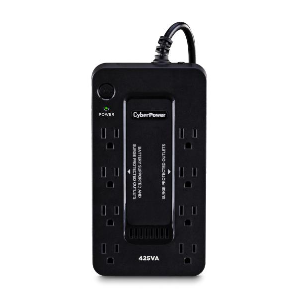 Imagen 1 del producto “No Breaks y UPS CyberPower ST425 - 425 VA, 260 W, 8 h, Negro, No Break ”