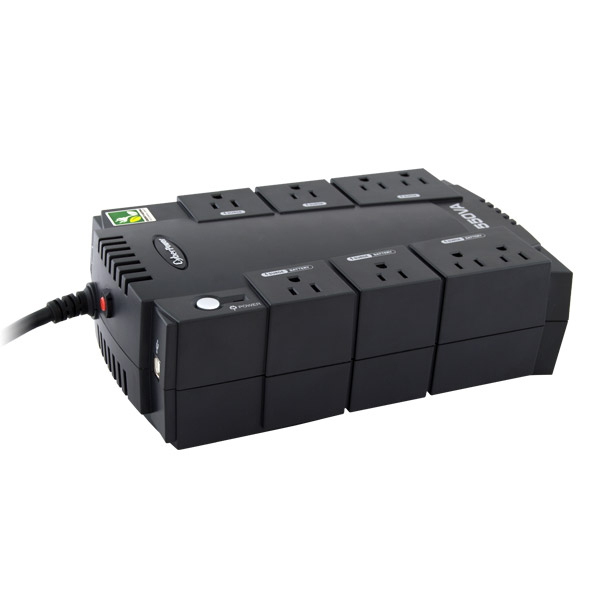 Imagen 1 del producto “No-Break CyberPower CP550SLG - 550 VA, 330 W, 8 h, Negro, Hogar y Oficina ”