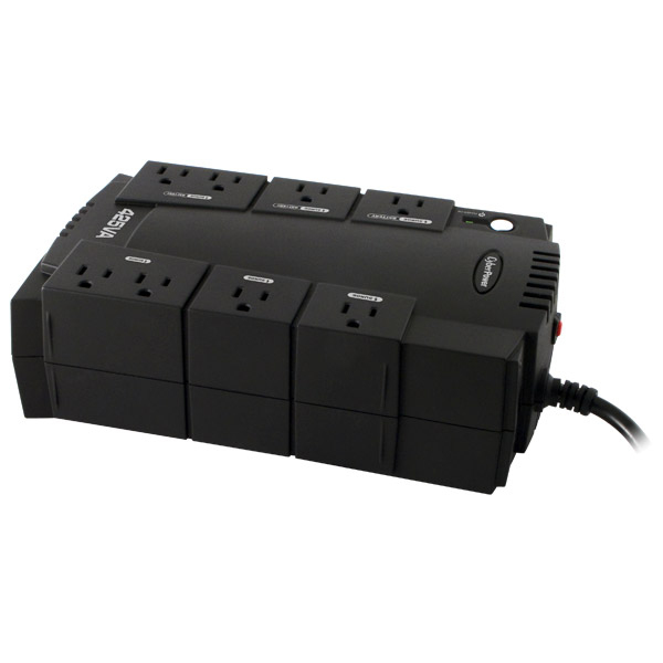 Imagen 1 del producto “No-Break CyberPower CP425SLG - 425 VA, 255 W, 8 h, Negro, Hogar y Oficina ”