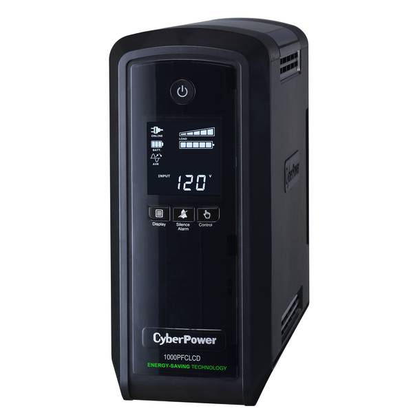 Imagen 1 del producto “No-Break CyberPower - 1000 VA, 600 W, 8 h, Negro ”