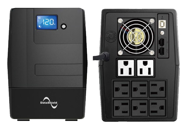 Imagen 1 del producto “No-Break DATASHIELD KS-1500 PRO - 1500 VA, 900 W, Negro ”