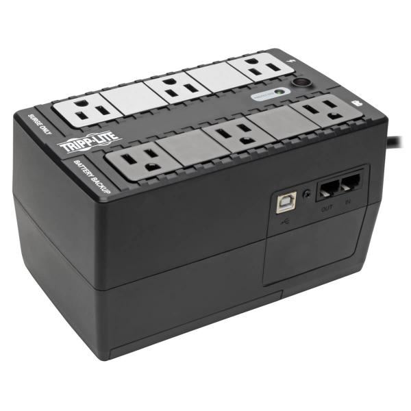 Imagen 1 del producto “No-Break TRIPP-LITE INTERNET 350U - 350 VA, 180 W, Negro, Hogar y Oficina ”