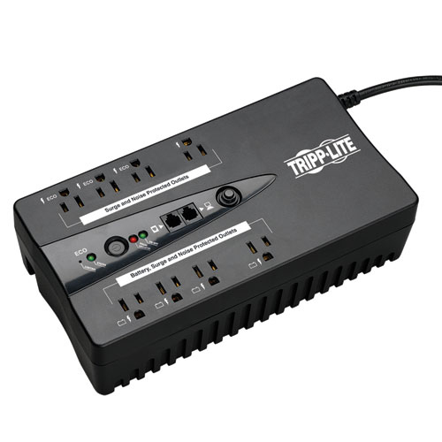 Imagen 1 del producto “No-Break TRIPP-LITE - 550 VA, 300 W, Negro, Hogar y Oficina ”