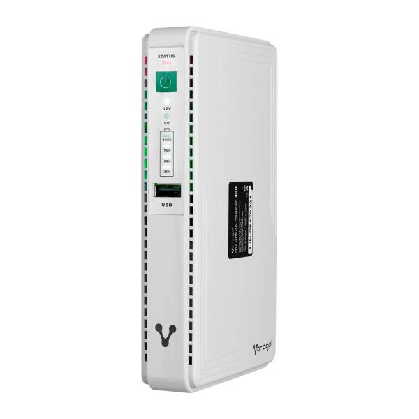 Imagen 1 del producto “MINI NO BREAK VORAGO NBM-300 8 - 800 mAh 2 RJ45 1 USB PARA MODEM ”