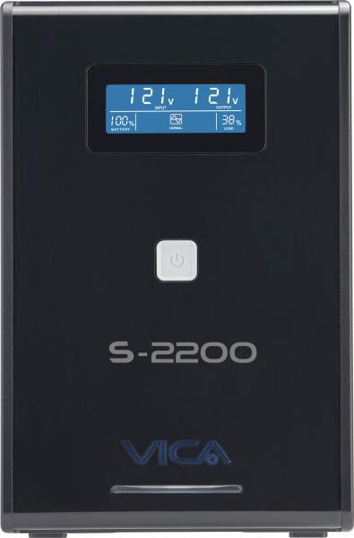 Imagen 1 del producto “No break con regulador integrado marca VICA modelo S 2200 2200VA/1200W  Entrada Voltaje 127 VCA 60 Hz - Consumo de energía 20 A. ”