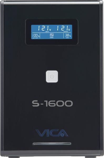 Imagen 1 del producto “No break interactivo S1600 - 1600VA/900W, entrada 127 VCA 60 Hz, salida 120 VCA, 5 tomas reguladas/5 reguladas y respaldadas, RJ11/45, pantalla LCD ”