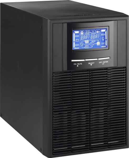 Imagen 1 del producto “UPS Online doble conversión Monofasico torre GAMMA 1K 1000VA/900W - 3 NEMA 5-15R protegidos, entrada 5/15P voltaje 60/145VCA, salida 110/115/120/127VCA ”