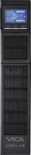Imagen 1 del producto “UPS Online doble conversión Rack ALPHA 1.5K - 1500VA/1500W, 8 NEMA 5-15R protegidos, entrada NEMA 5-15P, 55/150Vca, salida 100/110/115/120/127Vca, SNMP ”