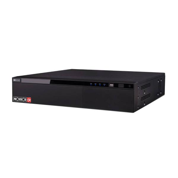 Imagen 1 del producto “NVR de 32 canales Via Red - soporta cámaras IP de hasta 12 MP, 8 SATA para HDD 10 TB, RAID, metadatos, DDA2, Check Point ”