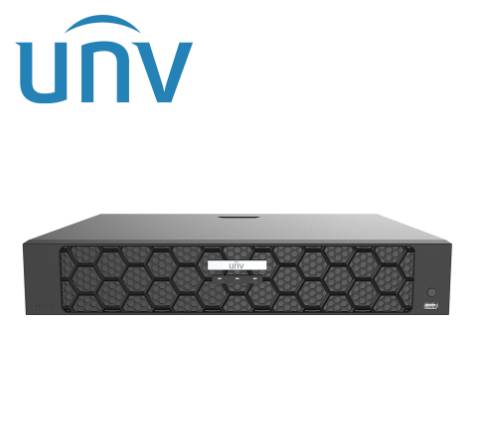 Imagen 1 del producto “NVR 32 Ch / 16 POE UNV (NVR504-32B-P16-IQ) / Capacidad 4 Discos Duros de hasta 16 TB c/u - ”
