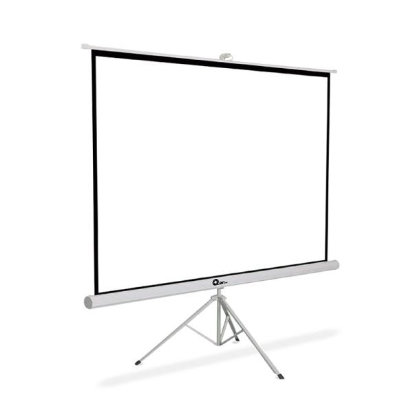 Imagen 1 del producto “QIAN PANTALLA DE PROYECCION CON TRIPODE DIBAN 84 PULGADAS BLANCO MATE MOD. QPD-69601 - ”