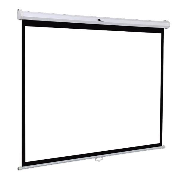 Imagen 1 del producto “QIAN PANTALLA DE PROYECCION MANUAL GUDING 100 PULGADAS - PLEGABLE, A PRUEBA DE MOHO, BLANCO MATE, MOD. QPG-69502 ”