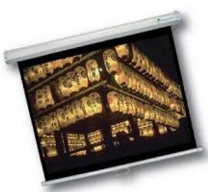 Imagen 1 del producto “Pantalla de Proyección Multimedia Screens MSC-152 - 84 pulgadas, Manual, Pared, Color blanco ”