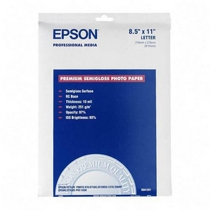 Imagen 1 del producto “Papel fotográfico EPSON S041331 - Papeles fotográficos, Color blanco ”