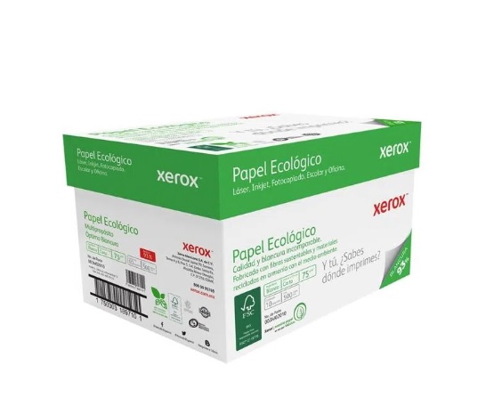 Imagen 1 del producto “XEROX PAPEL ECOLOGICO CARTA 93  BLANCURA - ”