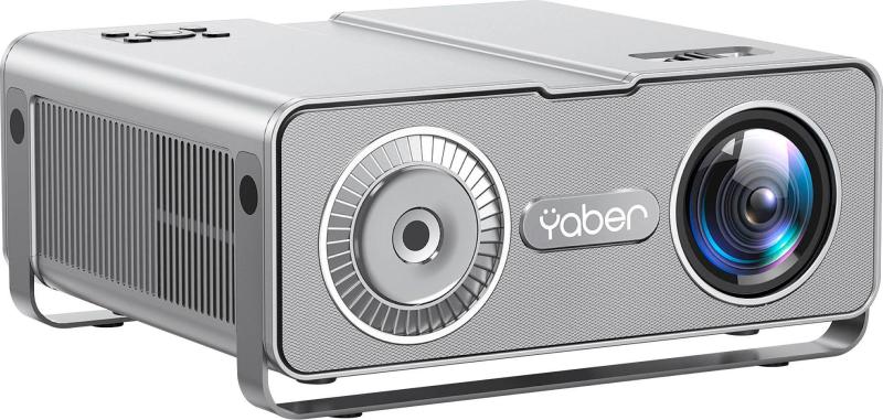Imagen 1 del producto “Proyector YABER Pro U10 - 250 lúmenes ANSI, resolución native 1920*1080P, WiFi bidireccional de doble banda 2.4G y 5G. ”
